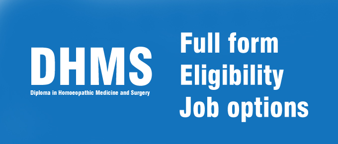 DHMS Degree Career Scope in Pakistan Jobs Opportunities Courses