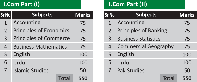 I Com Subjects Career Scope In Pakistan Jobs Opportunities Courses Degrees Literature Reading Mag