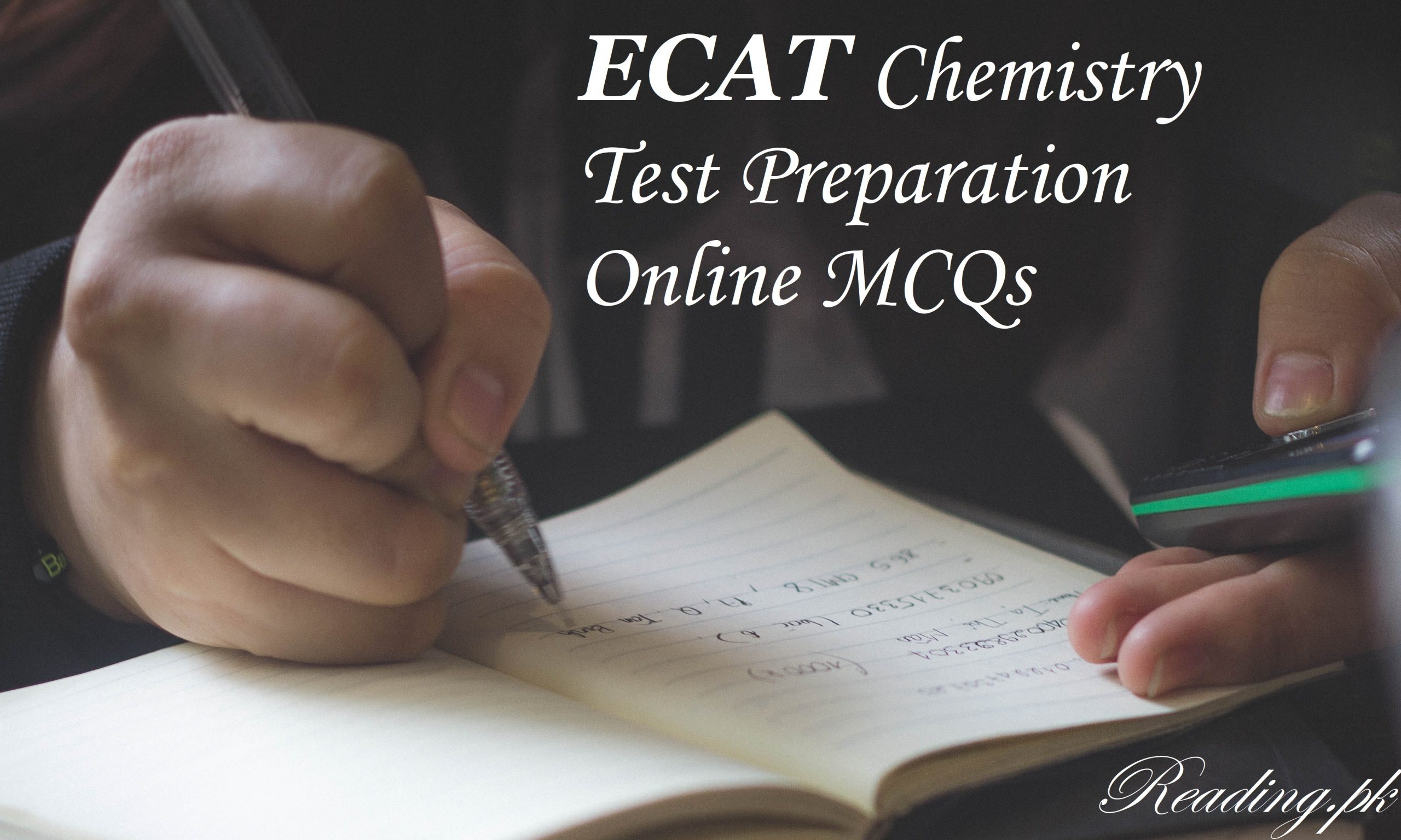 ECAT Chemistry Test Preparation Online MCQs
