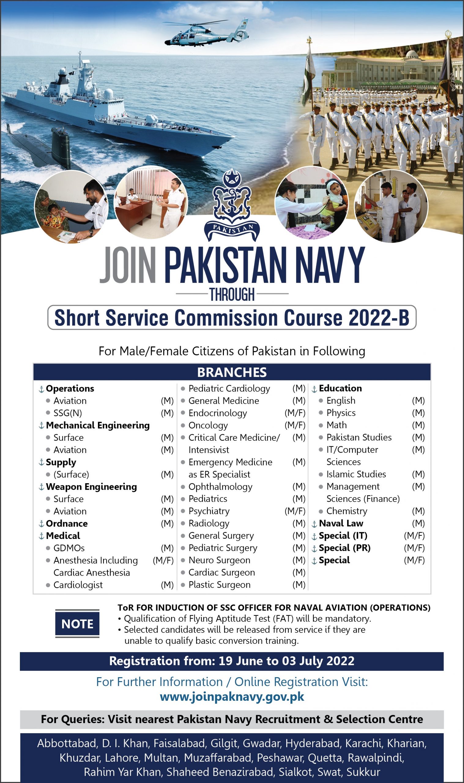 Pak Navy Jobs 2023 through SSC Batch-B  Online Registration