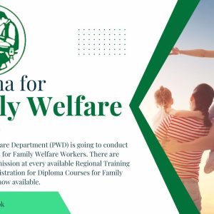 Diploma Course for Family Welfare Workers Admissions 2024