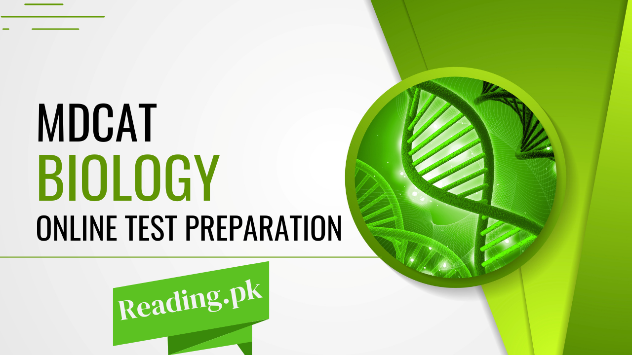 MDCAT Biology Online Test Preparation MCQs | Chapter Wise