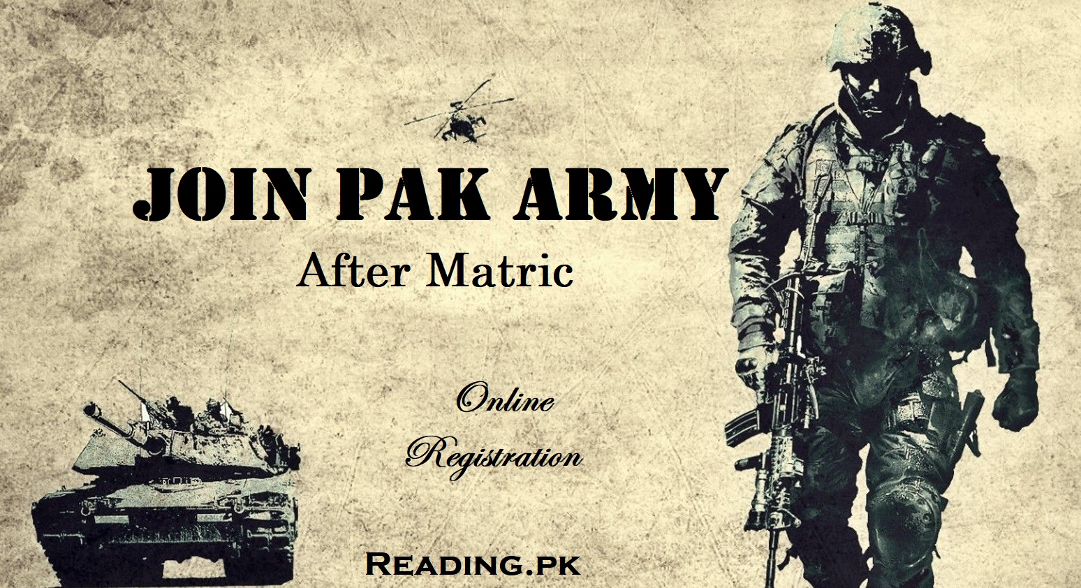 Join Pak Army after Matric Online Registration Process 2023