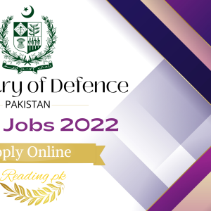 MOD Jobs 2023 Ministry of Defence Apply Online | mod.gov.pk