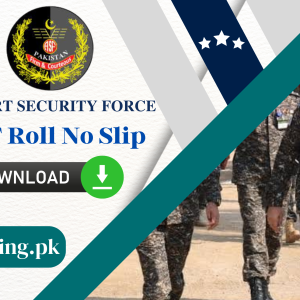 ASF Roll No Slip 2023 Download Test Slip | www.asf.gov.pk