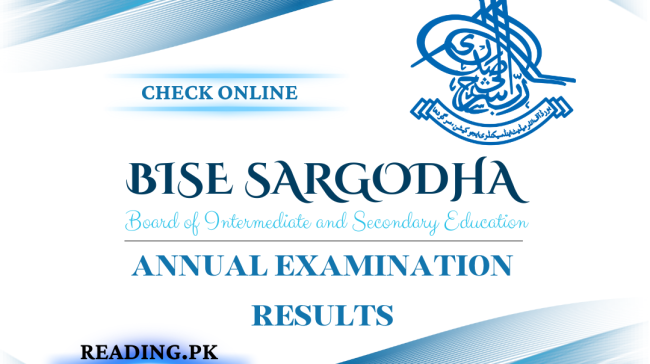BISE Sargodha Result 2024 9th Class |www.bisesargodha.edu.pk