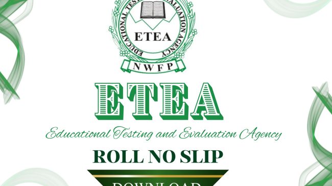 ETEA Roll No Slip 2023 Online Download | www.etea.edu.pk