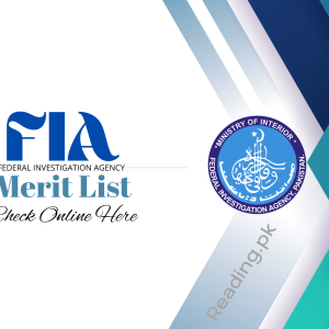 FIA Merit List 2024 Check Online VU Selected Candidate List