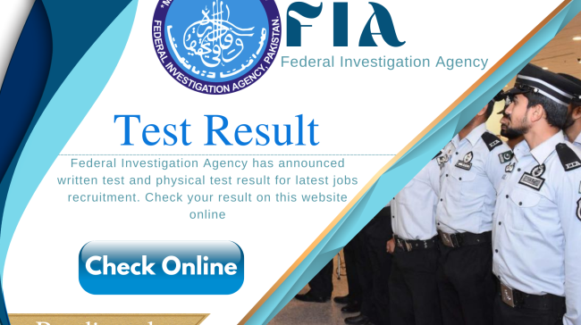 FIA Result 2023 Check Online by CNIC/Name | www.fia.gov.pk