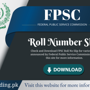 FPSC Roll No Slip 2024 Download by CNIC | www.fpsc.gov.pk