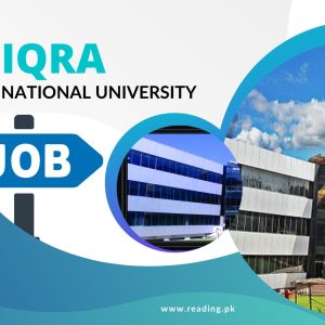 Iqra National University Jobs 2024 Latest Advertisement
