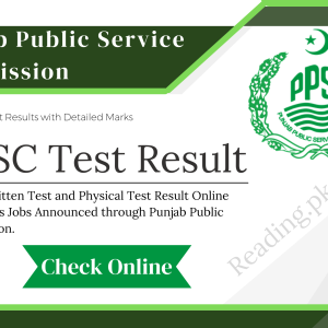 PPSC Result 2024 DMC Check Online by CNIC | www.ppsc.gop.pk