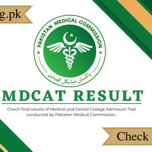 MDCAT Result 2024 Check Online | Pakistan Medical Commission