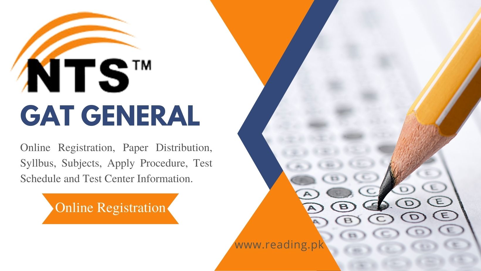 NTS GAT General Online Registration | Syllabus and Schedule