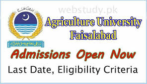 University of Agriculture Faisalabad Admissions 2023