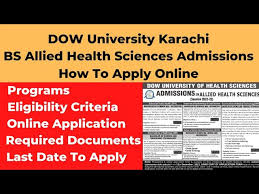 DOW University Admission 2024 Apply Online Last Date