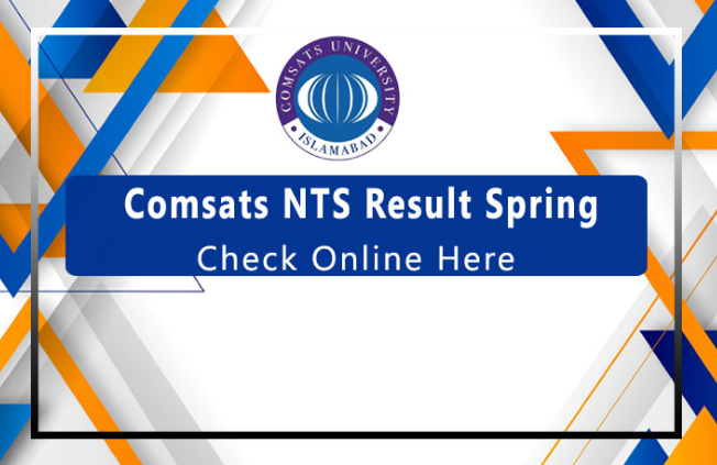 Comsats NTS Result Spring 2024 Merit List 