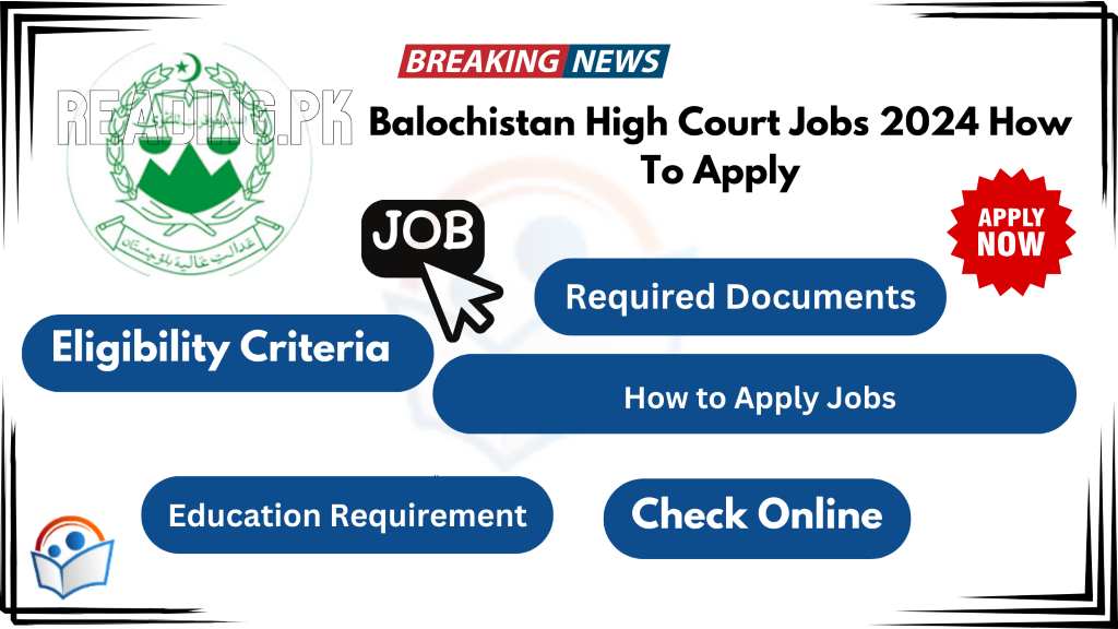 Balochistan High Court Jobs