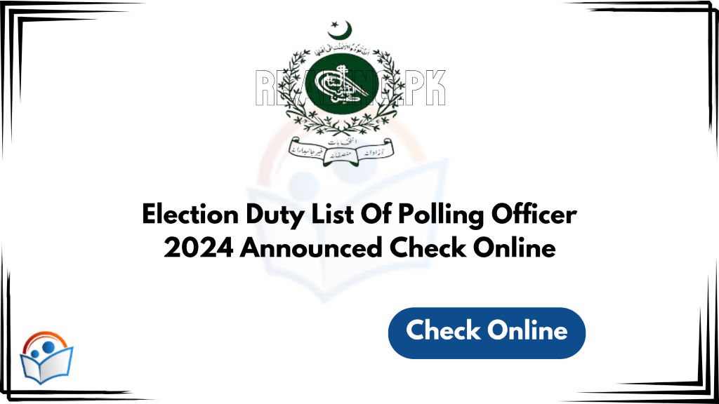 Election Duty List Of Polling Officer
