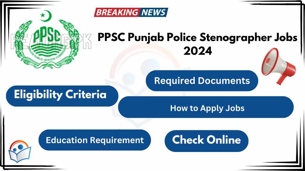 Punjab Police Stenographer Jobs